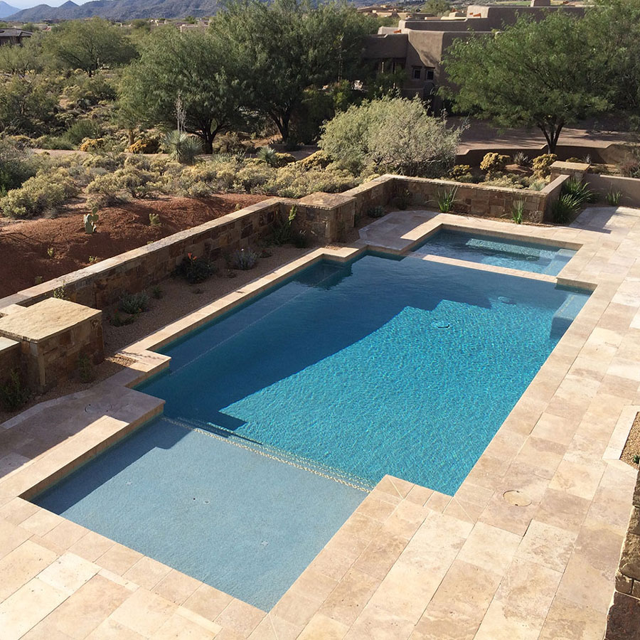 Reliable Pool Care AZ pool that is swim ready because of SoftSwim's reliable pool care.